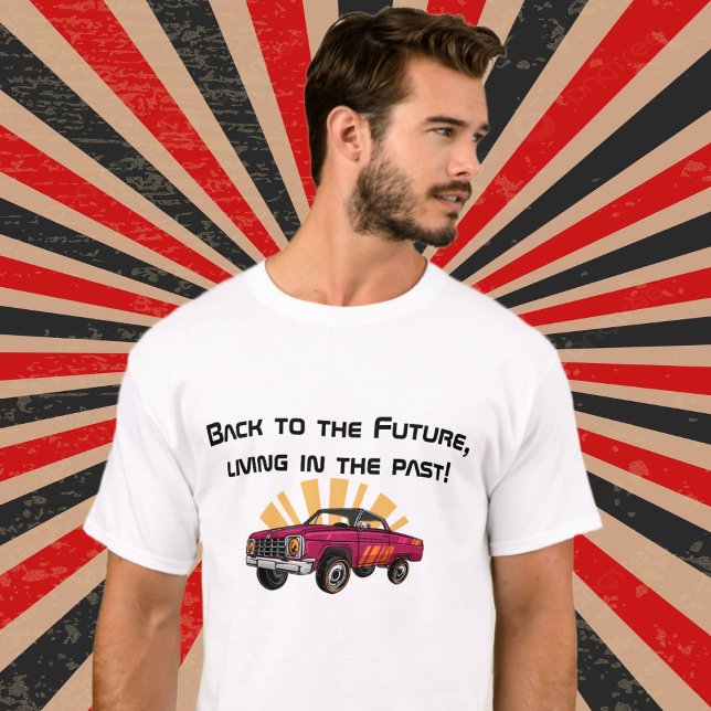 T-shirt de la citation de Retro 'Back to the Futur (Créateur téléchargé)