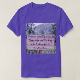T-shirt de la citation de Thoreau