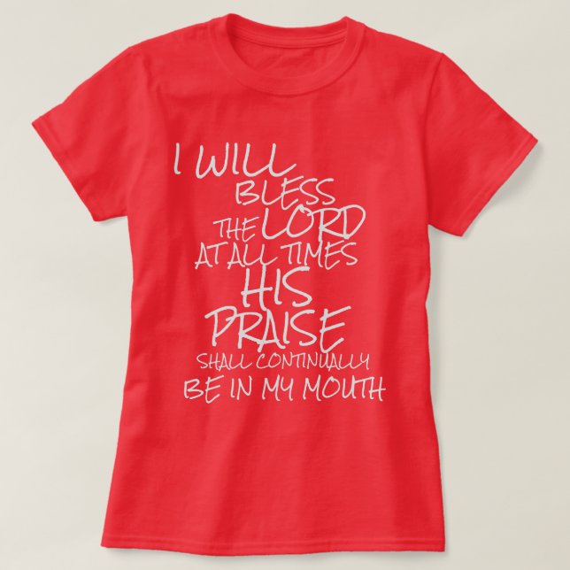 T-shirt de la collection de cadeaux de foi (Design devant)