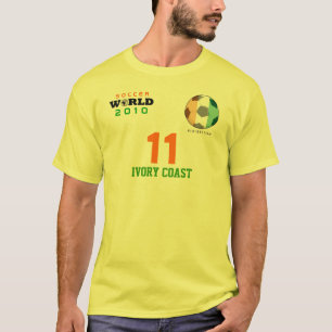 T-shirt de la Côte d'Ivoire #11 Drogba de coupe du