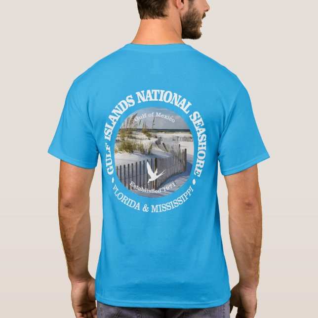 T-shirt de la côte nationale des îles Gulf (Dos)