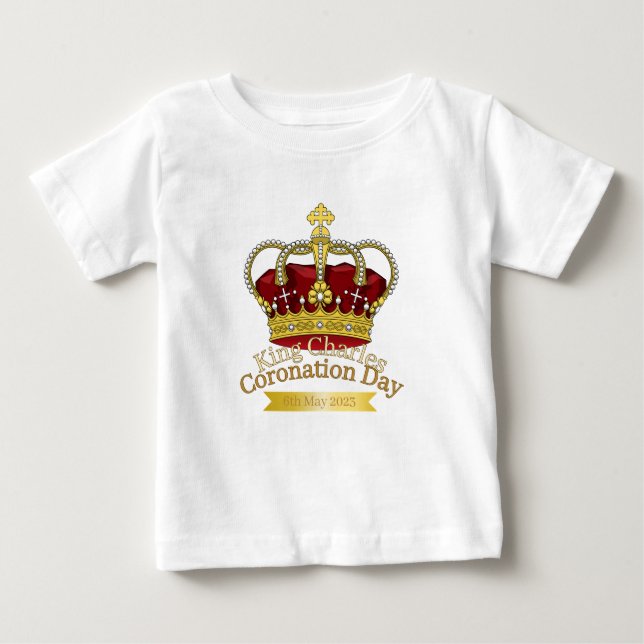 T-shirt de la Couronne du jour du couronnement (Devant)