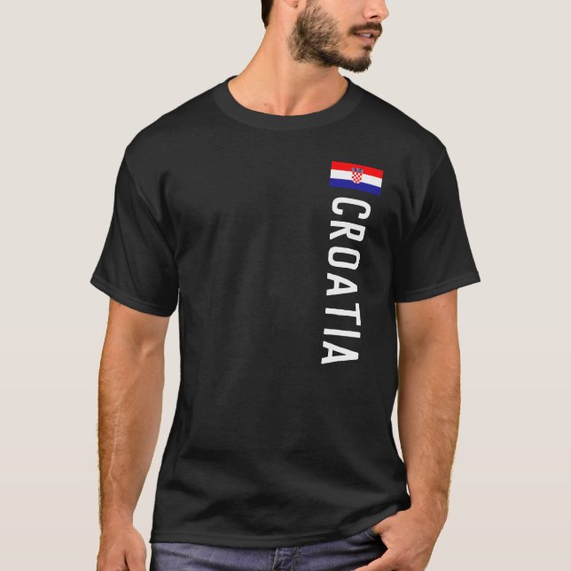 T-shirt de la Croatie (Devant)