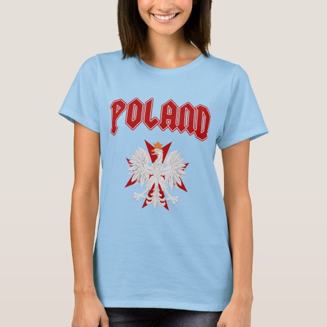 T-shirt de la Croix Rouge Eagle Pologne (Devant)
