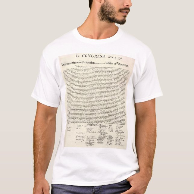 T-Shirt de la Déclaration d'Indépendance (Devant)