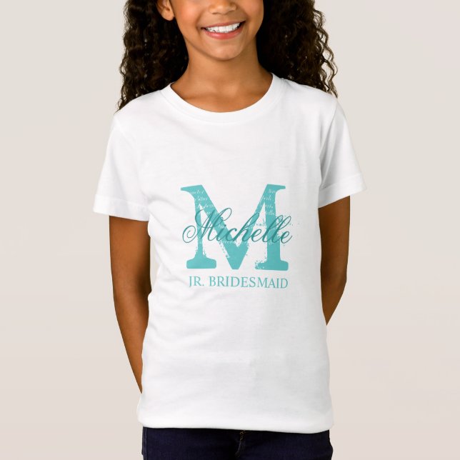 T-shirt de la demoiselle junior Monogram jr (Devant)
