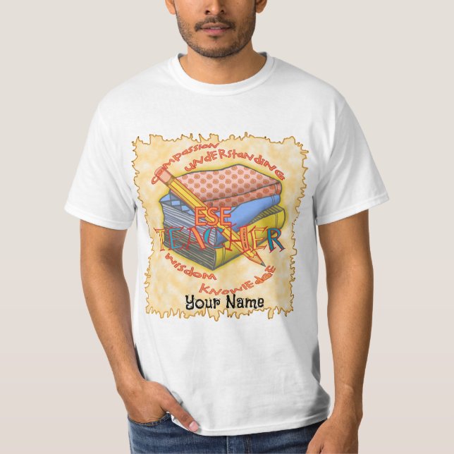 T-shirt de la devise de l'enseignant ESE (Devant)