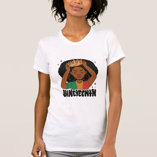 T-shirt de la dix-huitième reine (Devant)