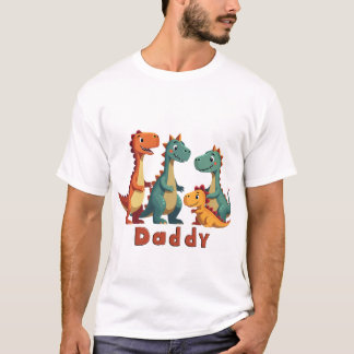 T-shirt de la famille Dinosaur (papa)