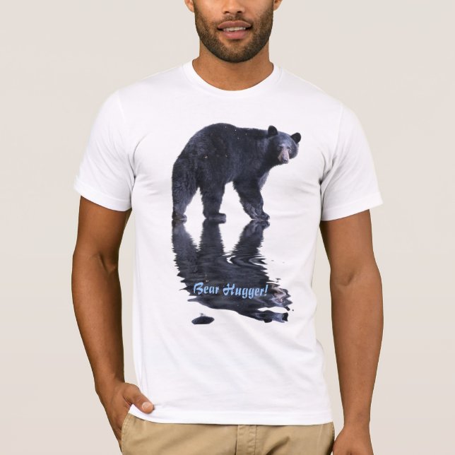 T-shirt de la faune de l'ours noir gros (Devant)