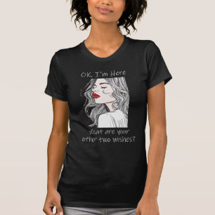 T-shirt de la femme de deux voeux