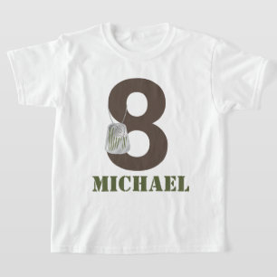 T-shirt de la fête d'anniversaire de l'armée