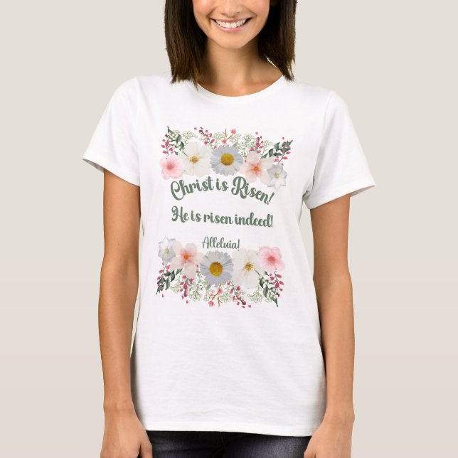 T-shirt de la fête de Pâques avec la Bible Verse (Devant)