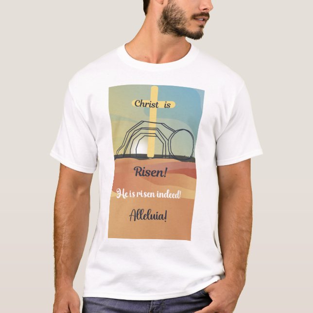 T-shirt de la fête de Pâques avec la Bible Verse (Devant)