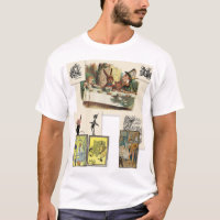 T-shirt de la fête du thé du conte de fées de Grim