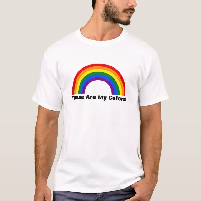 T-shirt de la fierté arc-en-ciel LGBT (Devant)