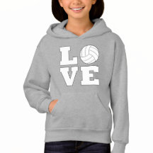 T-shirt de la fille de l'amour du volleyball