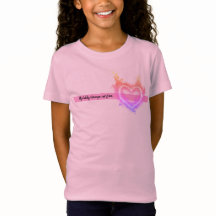 T-shirt de la fille Mon père Pompier Texte personn