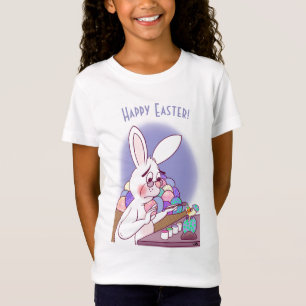 T-shirt de la fille surprise de Pâques