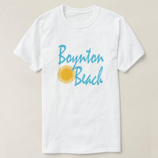T-shirt de la Floride de plage de Boynton (Design devant)
