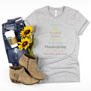 T-shirt de la foi pour les femmes - bénédiction ho