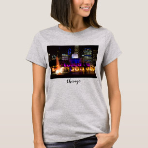 T-shirt de la fontaine de Buckingham Chicago