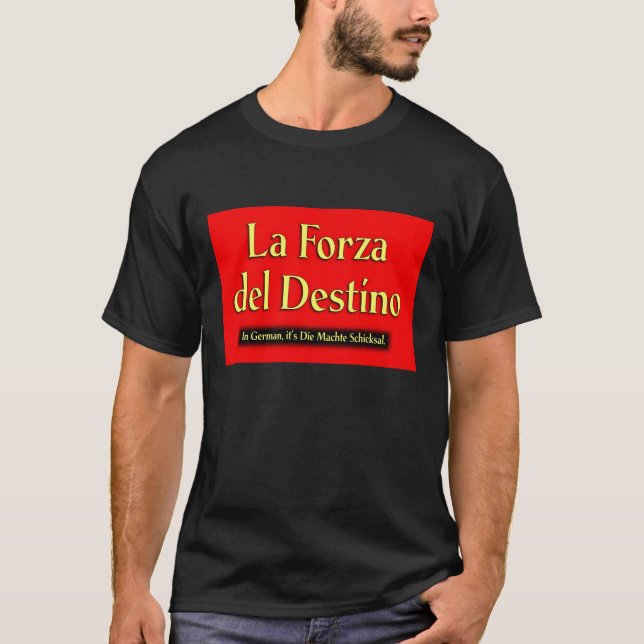 T-shirt de La Forza Del Destino (Devant)