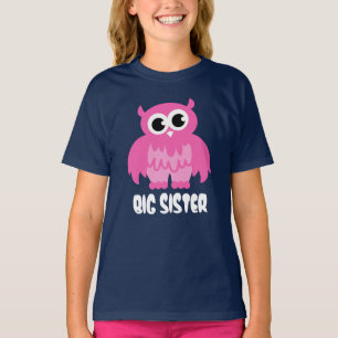 T-shirt de la grande soeur avec dessin humoristiqu