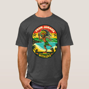 T-shirt De la Jamaïque avec amour fille