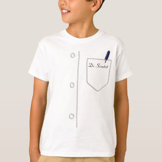 T-shirt de la jeunesse de manteau de laboratoire -