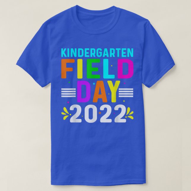 T-shirt de la journée de terrain de la maternelle  (Design devant)