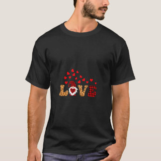 T-shirt de la journée des Valentines Gnomes mignon