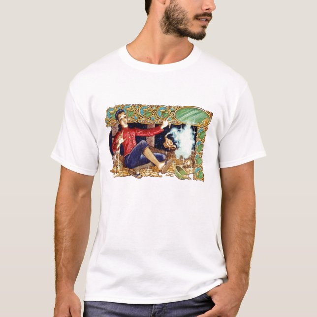 T-shirt de la lampe d'Aladdin (Devant)