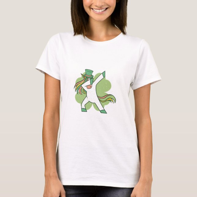 T-shirt de la licorne St. Patricks (Devant)