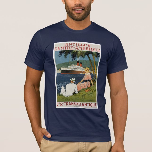 T-shirt de la ligne française Antilles Centre-Amér (Devant)