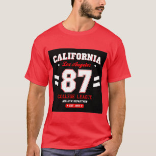 T-Shirt de la ligue universitaire de Los Angeles C