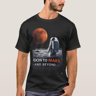 T-shirt De la Lune à Mars et au-delà