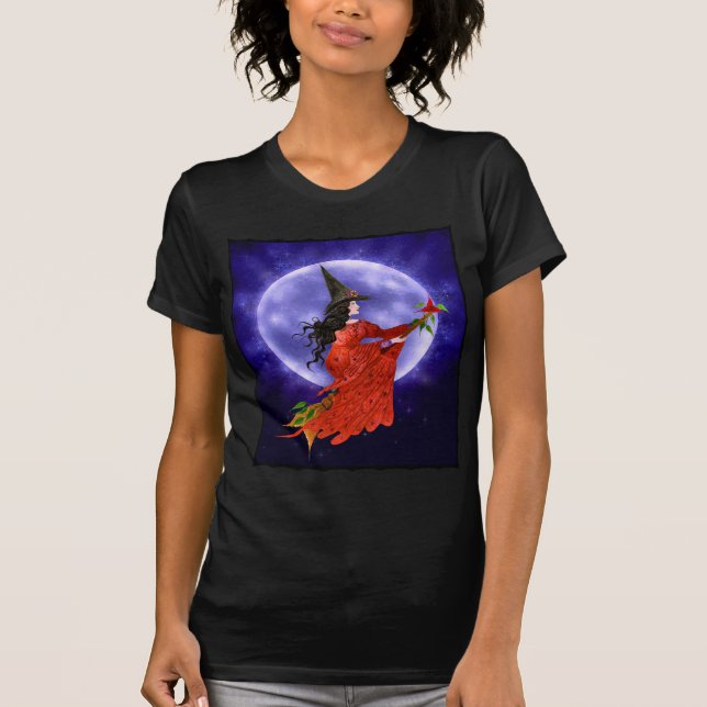 T-shirt de la lune de sorcière (Devant)
