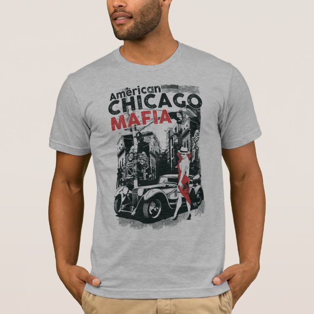 T-shirt de la mafia de Chicago (Devant)