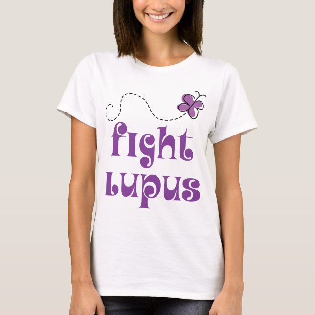 T-shirt de la maladie de lupus de combat (Devant)