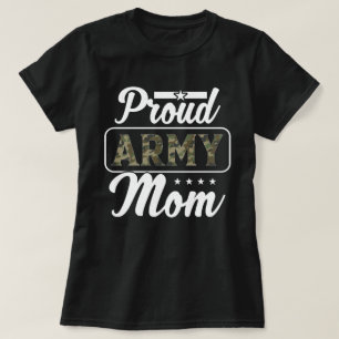 T-shirt de la maman de l'Armée Fière Ladie