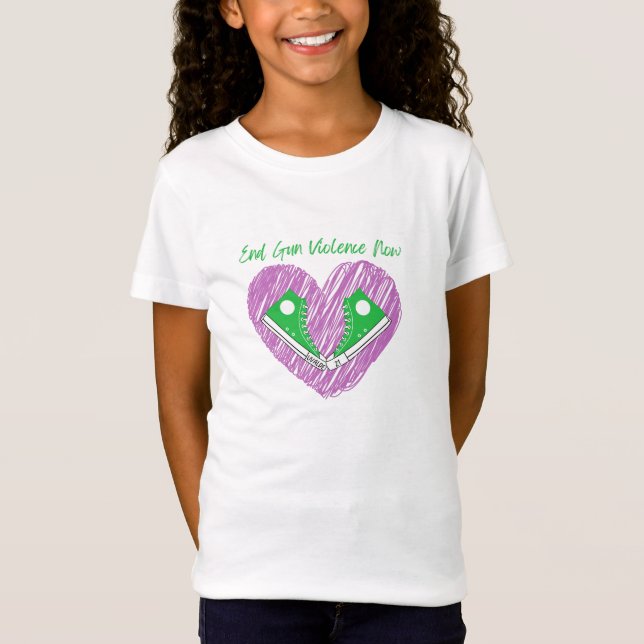 T-Shirt de la manifestation contre la violence des (Devant)