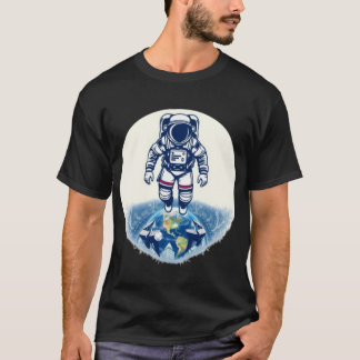 T-Shirt de la Marche Spacewalk défiant la gravité"