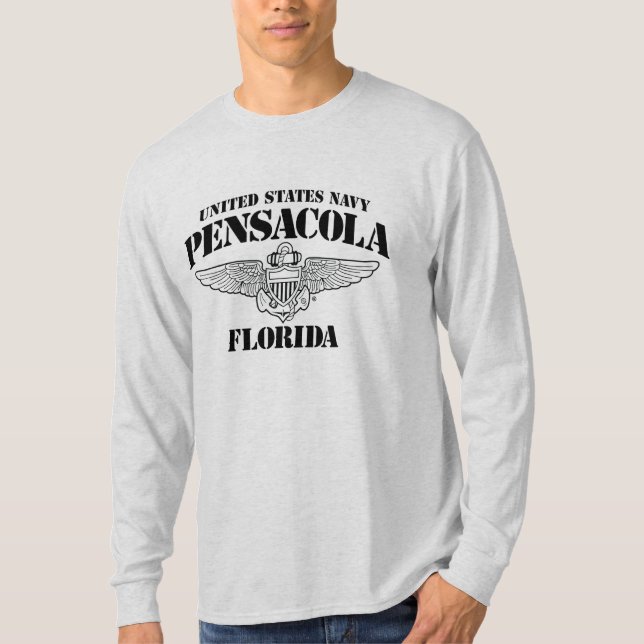 T-shirt de la marine américaine Pensacola (Devant)