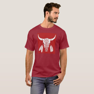 T-shirt de la maroon Red Ghost Dance Buffalo