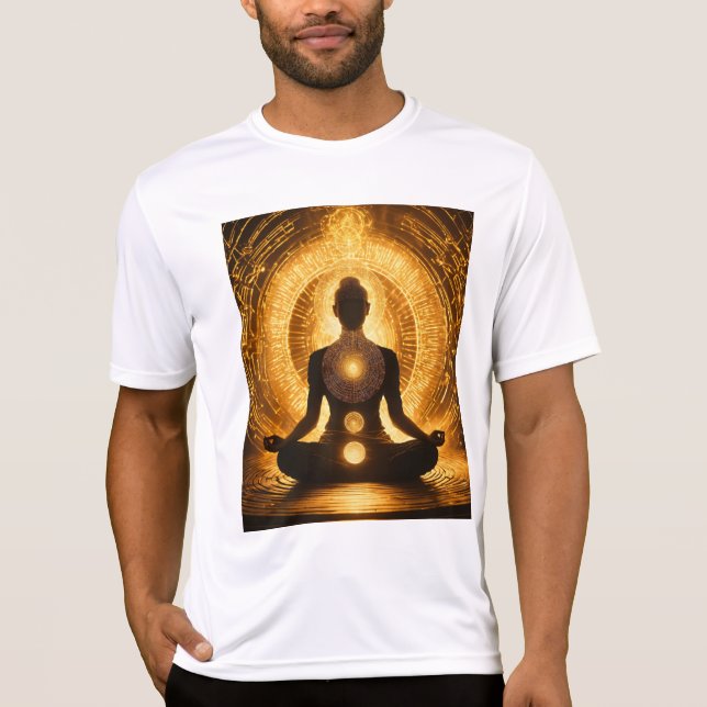 T-shirt de la méditation radiante (Devant)