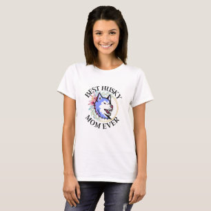 T-shirt de la meilleure maman Husky