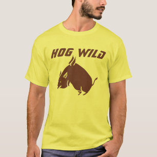 T-shirt de la mode d'hommes SAUVAGES de PORC