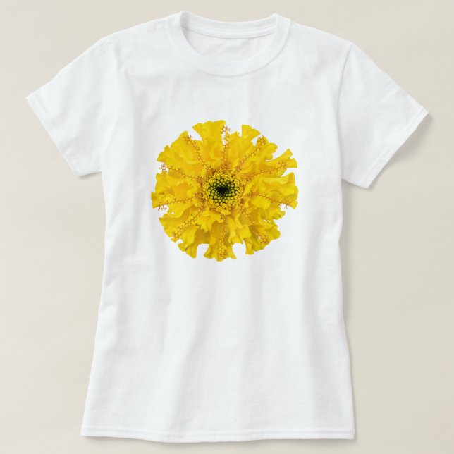 T-shirt de la molécule de chimie des fleurs de Mar (Design devant)