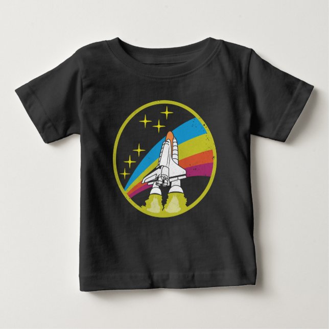 T-shirt de la navette spatiale Rocket de la NASA (Devant)